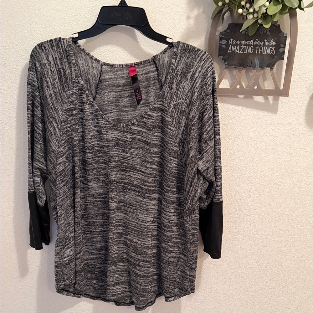 Gray Women's Top, 2X